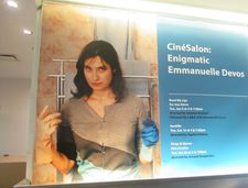 CinéSalon: Enigmatic Emmanuelle Devos poster at the French Institute Alliance Française in New York